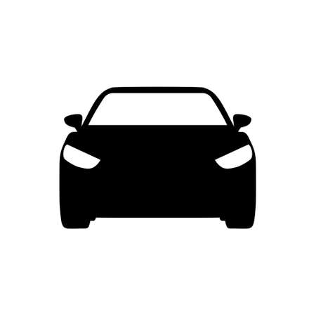 Car icon. Car vector icon on a white background. Vector illustration.のイラスト素材