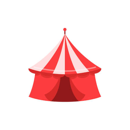 Tent, festival, circus. Icon, flat illustration vector illustration isolated on white background.のイラスト素材