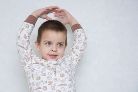 emotions on a child's faceの写真素材