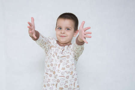 emotions on a child's faceの写真素材