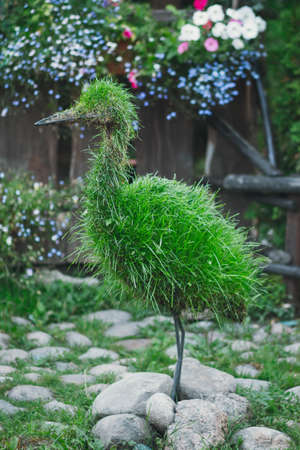 Animals garden bed at saint petersburg, Russia.の写真素材