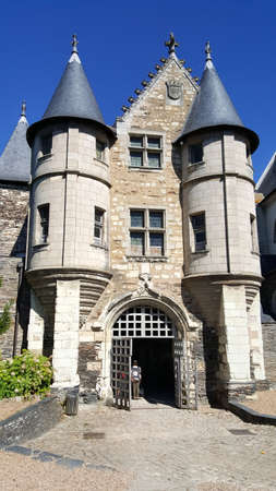 Castle of Angers, Franceのeditorial素材