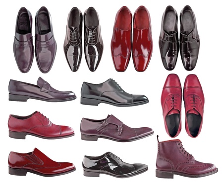 men shoes collectionの写真素材