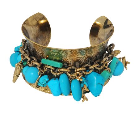 gold braceletの写真素材