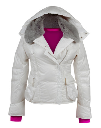 jacket isolated on whiteの写真素材