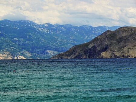 majestic mountains of the Adriaticの写真素材