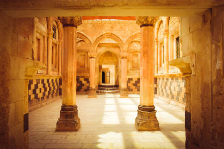Kars, Turkey - 27th may, 2022 : Facilities interior view of Ishak Pasha palace near Dogubeyazit, Turkeyのeditorial素材