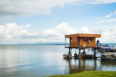 Kolkheti national park. Famous sightseeing destination in Georgiaの写真素材