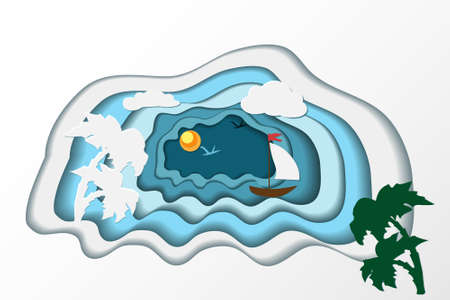 Simple floral abstract patterns in oriental style. For print, textile, wallpaper, covers. Recommended for use in clothing and interiors.のイラスト素材