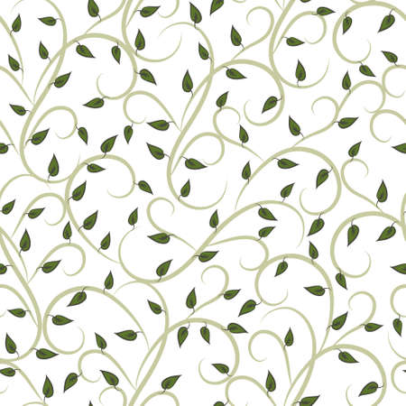 Simple floral abstract patterns in oriental style. For print, textile, wallpaper, covers. Recommended for use in clothing and interiors.のイラスト素材