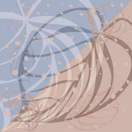 Scarf floral print. Design for bandana, pareo, pillow, home textile. Cute flower and plant background.のイラスト素材