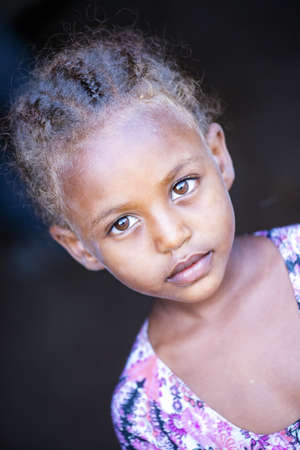 Ethiopia, 2 / November / 2015, Tribal Afar girl, traditional living in Ethiopia.のeditorial素材