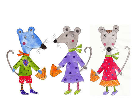 cartoon charactersの写真素材