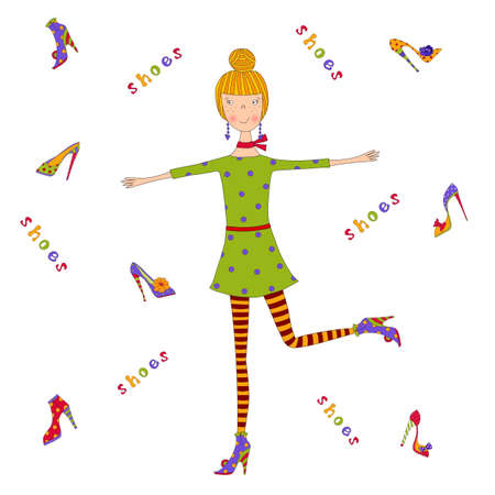 Fashion girlの写真素材