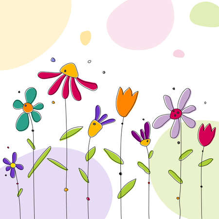 Floral backgroundの写真素材