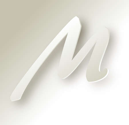 initial letter M  abstract backgroundの写真素材