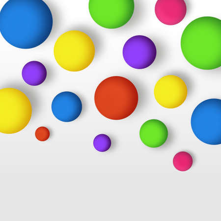 Multicolor balls  Abstract backgroundの写真素材