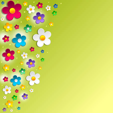 Abstract flower backgroundの写真素材