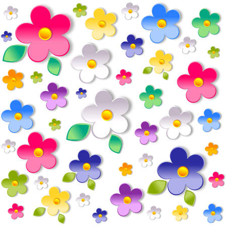 Abstract flower backgroundの写真素材