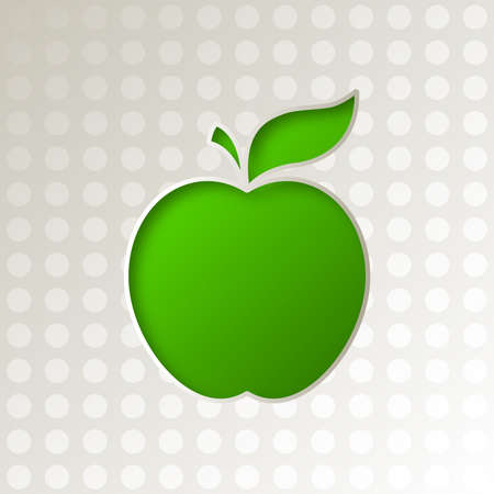 Green apple  abstract designの写真素材