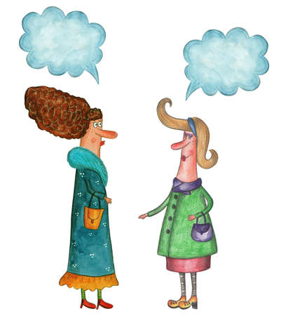 girls talkingの写真素材