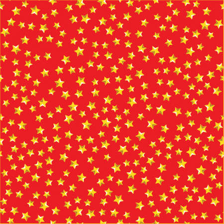 Seamless pattern with yellow starsのイラスト素材