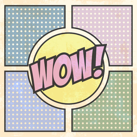 pop art text bubbleのイラスト素材