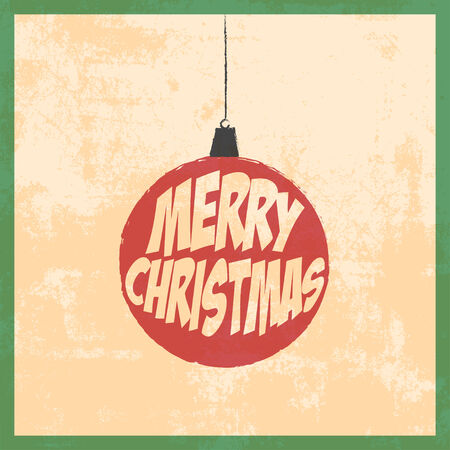 merry christmas greeting card, illustration in vector formatのイラスト素材