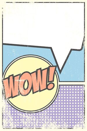 pop art page, illustration in vector formatのイラスト素材