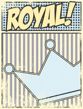 pop art royalのイラスト素材