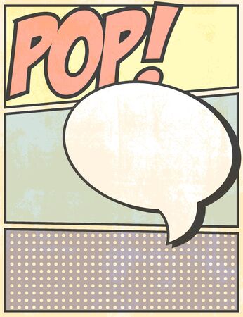 pop art page, illustration in vector formatのイラスト素材