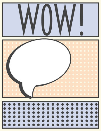 pop art text bubble, illustration in vectorf ormatのイラスト素材