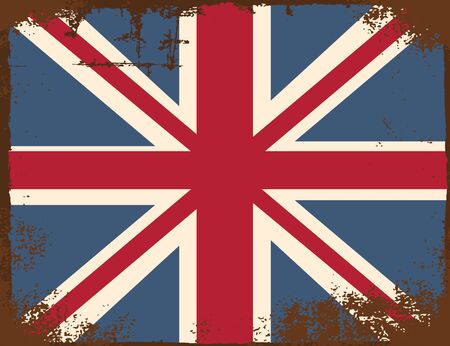 united kingdom flag, illustration in vector formatのイラスト素材