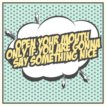 pop art quoteのイラスト素材