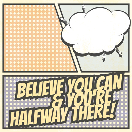 retro motivational background, illustration in vector formatのイラスト素材