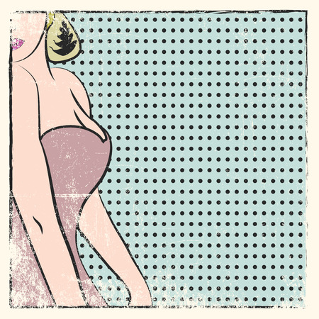 pop art background, illustration in vector formatのイラスト素材