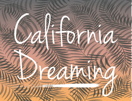 california dreaming backgroundのイラスト素材