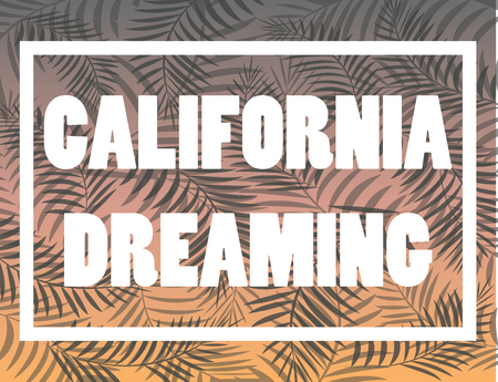 california dreaming backgroundのイラスト素材