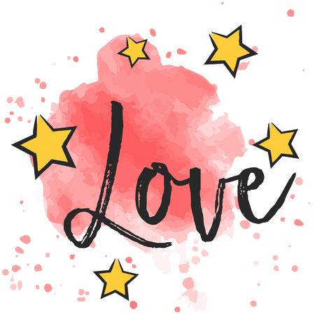 happy valentine's day, illustration in vector formatのイラスト素材