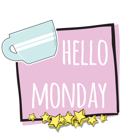 cute motivational card, illustration in vector formatのイラスト素材