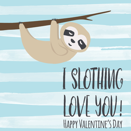 happy valentines day card, illustration in vector formatのイラスト素材