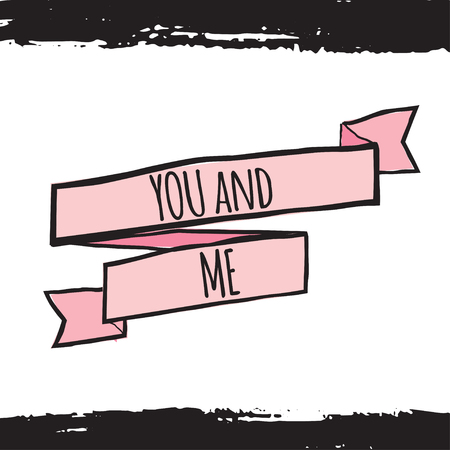 happy valentines day card, illustration in vector formatのイラスト素材