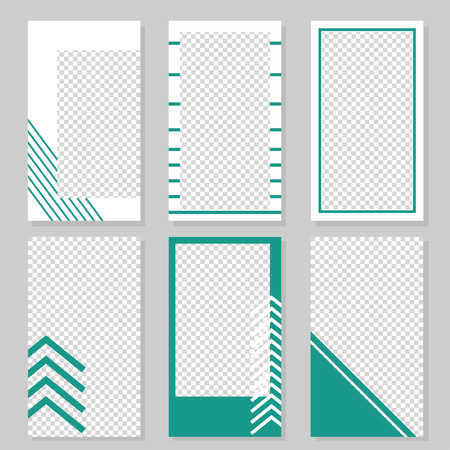 story template, illustration in vector formatのイラスト素材