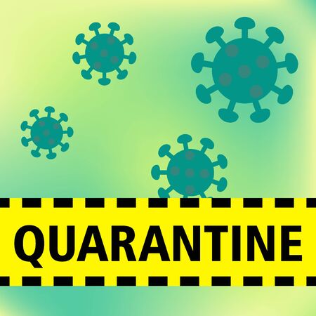 corona virus instructions, illustration in vector formatのイラスト素材