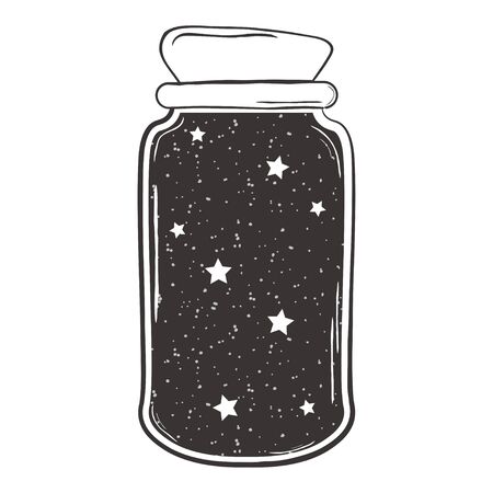 modern occult design, illsustration in vector formatのイラスト素材