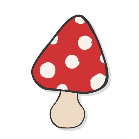 funny sticker design, illustrationin vector formatのイラスト素材