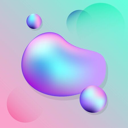fluid abstract background, illustration in vector formatのイラスト素材