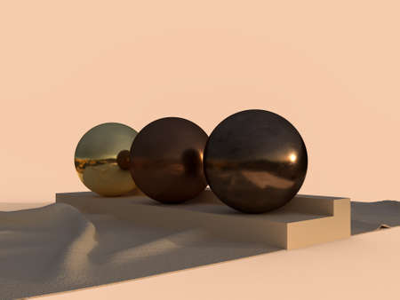 Abstract geometric shapes 3d background modern displayの写真素材