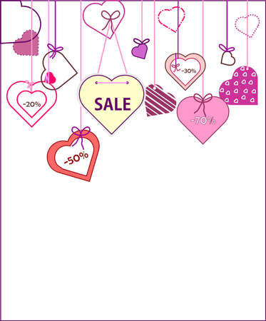 Valentine salesのイラスト素材