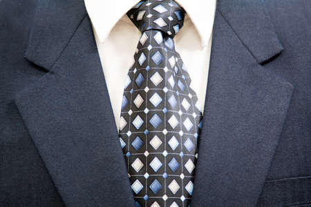 blue tie and suit - busines wearの写真素材